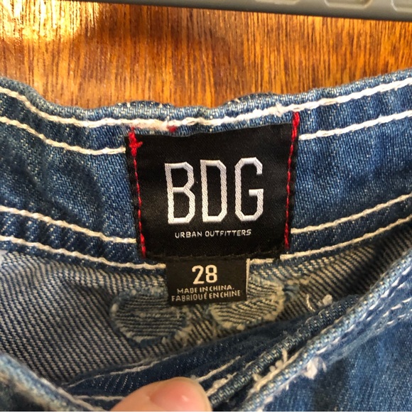 Urban Outfitters Wide Leg Sailor Button Up Jeans Sz 28 - Picture 4 of 7